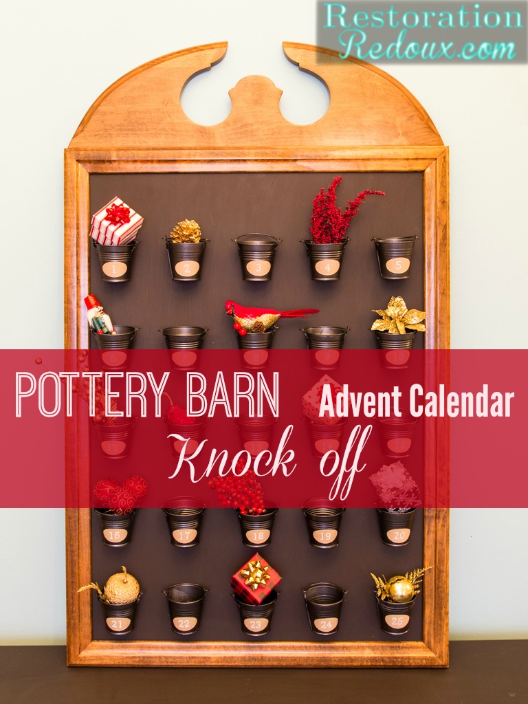 Pottery Barn Advent Calendar Knock Off Daily Dose Of Style