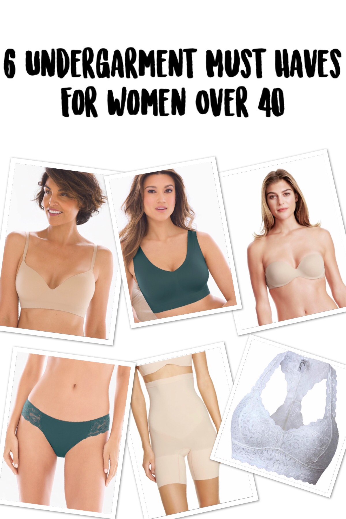 6 Undergarment Must Haves for Women Over 40 - Daily Dose of Style