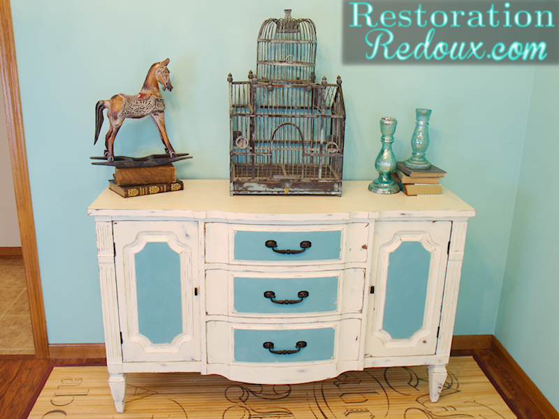 Refinishing An Antique Buffet Using Annie Sloan Chalk Paint In